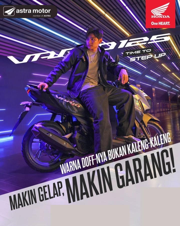 Tampil Lebih Bold dan Karismatik: Honda Vario 125 dengan Warna Doff Jadi Primadona di Astra Motor Imam Bonjol